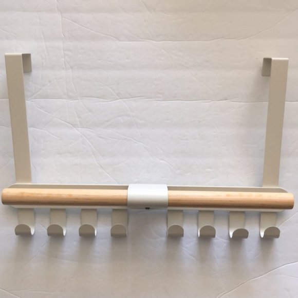 Squared Away Over-the-Door Accessory Organizer in Blond/Coconut Milk - Picture 6 of 9